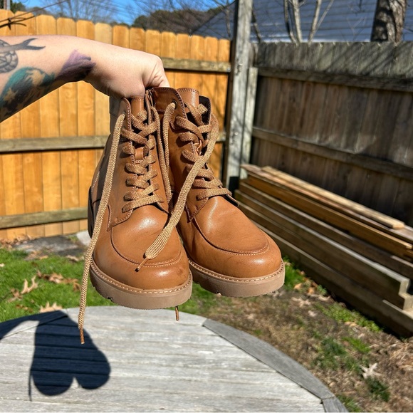 NATURALIZER Catherine Womens Faux Leather Block Heel Ankle Boots size 8.5 - Picture 9 of 12